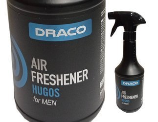 DRACO Air Freshener Hugos Profesjonalny Neutralizator Zapachu Odświeżacz Powietrza do samochodu Domu Olejki Eteryczne 750ml