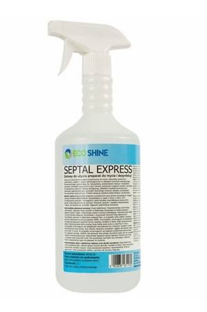ECO SHINE SEPTAL EXPRESS 1L Płyn do Dezynfekcji Powierzchni Narzędzi Kosmetycznych Dezynfektant w spray